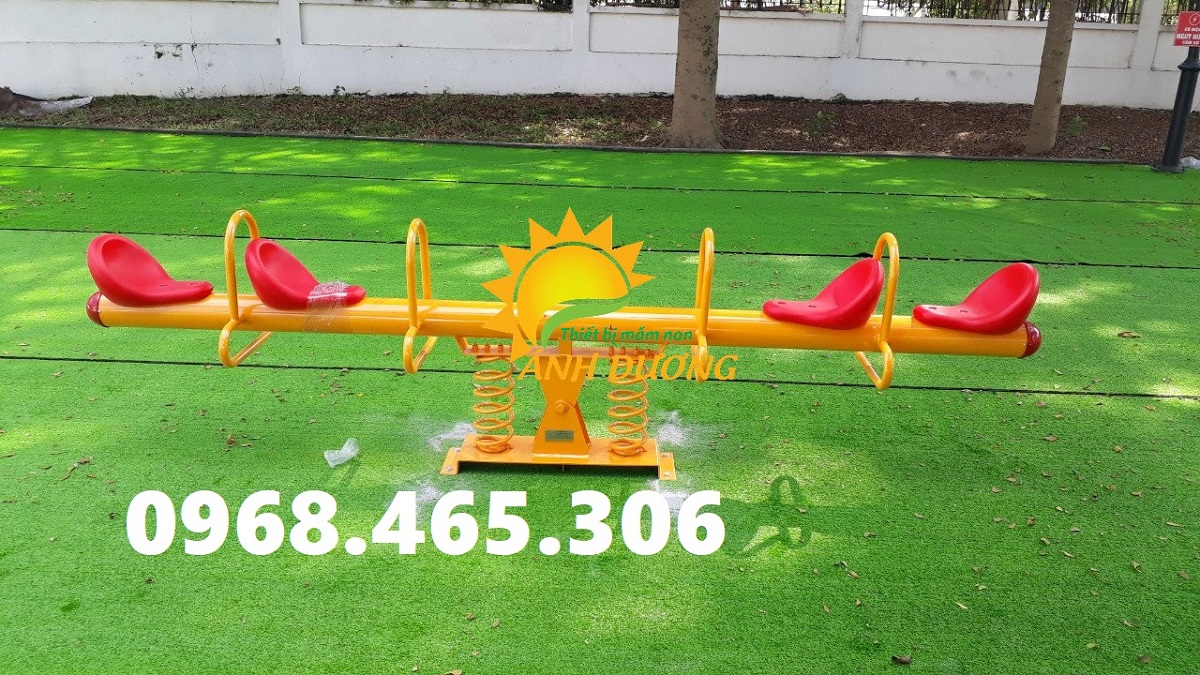 Bập bênh lò xo trẻ em dành cho khu vui chơi, công viên, nhà hàng